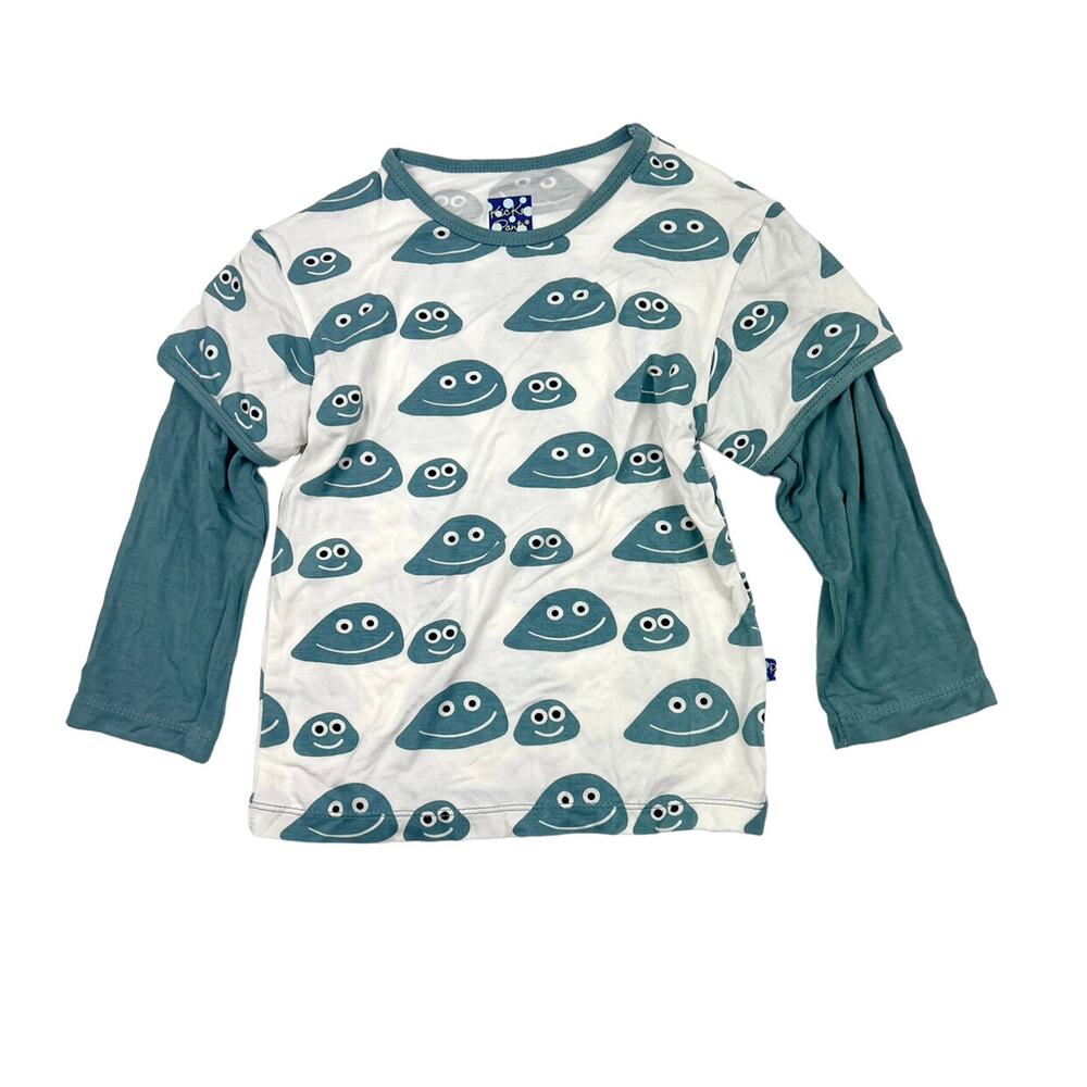 Kickee Pants Natural Pet Rocks Double Layered Shirt